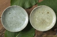 三好敦子　灰釉　豆皿