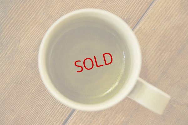 画像3: 夏草　マット釉ベージュ　フレアマグ