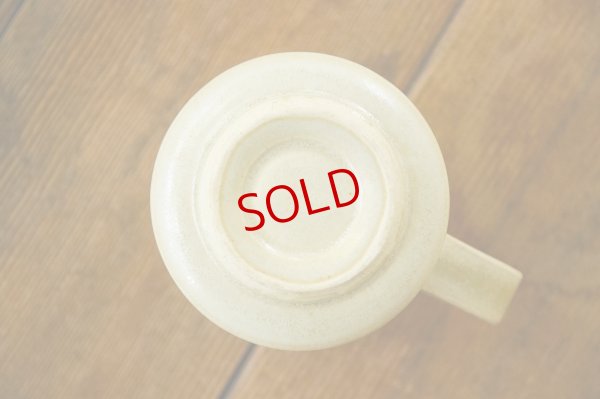 画像5: 夏草　マット釉ベージュ　フレアマグ