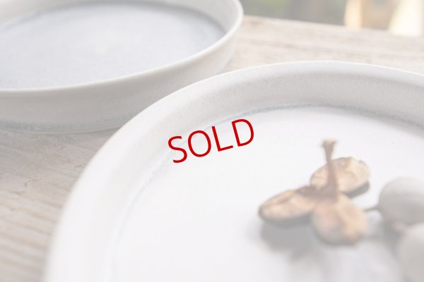 画像6: 夏草　マット釉　灰水　７．５寸深皿