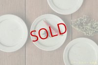 夏草　マット釉　薄みどり　３寸リム皿【アソート作品】