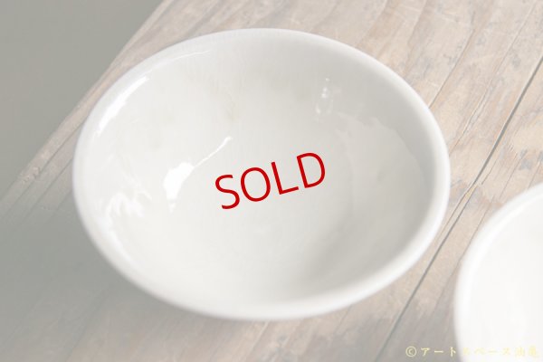 画像5: 小倉夏樹　白瓷　鎬飯碗【アソート作品】