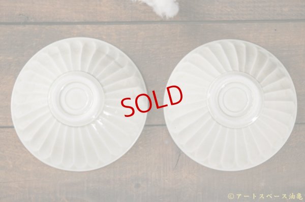 画像8: 小倉夏樹　白瓷　鎬飯碗【アソート作品】