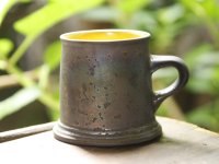 ONE KILN　A MUG ／M　ash × yellow　【アソート作品】