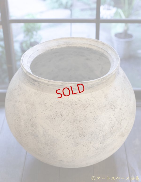 画像14: 大澤哲哉　大甕（白）large earthenware pot   white