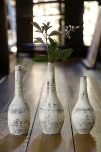 大澤哲哉　Vase（小）白 （small）white