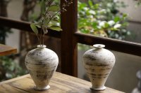 大澤哲哉　Vase（小）白 （small）white