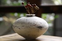 大澤哲哉　Vase（小）白 （small）white