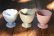 画像2: 大園篤志　脚付盃　輪花　ブルー／墨貫入／ピンク