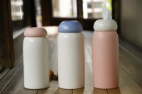 大園篤志　ティッシュケース　ピンクと白／白とブルー／白とピンク