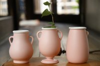 大園篤志　カトラリースタンド　中　ピンク