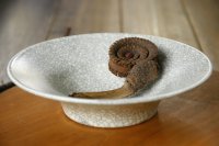 大園篤志　スープ皿　墨貫入【アソート作品】