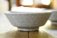 大園篤志　粥碗　墨貫入【アソート作品】