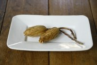 大園篤志　長方角皿　白【アソート作品】