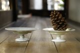 大園篤志　コンポート　墨貫入／白