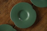 大園篤志　豆輪花皿　二　グリーン【アソート作品】