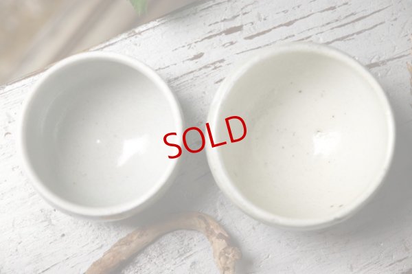 画像6: 四海大　粉引湯呑 / 白瓷湯呑