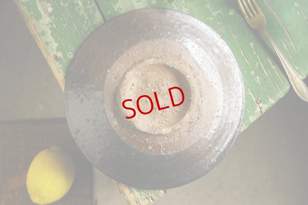 画像9: 四海大　黒釉皿