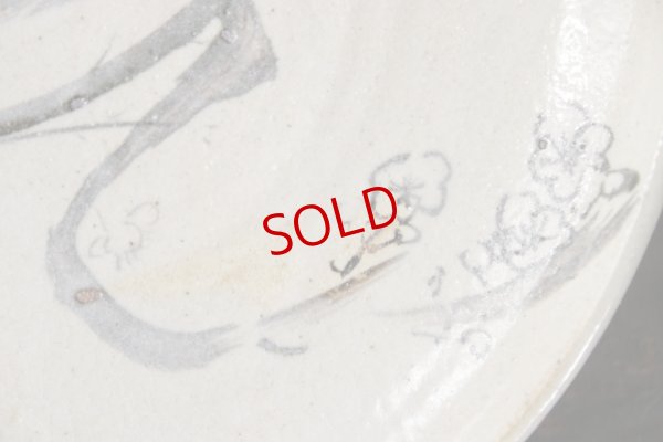 画像6: 須賀文子　志野梅に鷺図皿