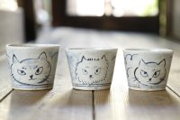 須賀文子　ねこカップ