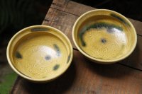 須賀文子　黄瀬戸カレー皿