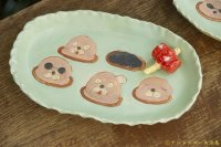 田川亞希　もぐらたたき皿（ハンマー付）