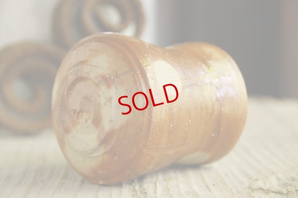 画像7: 高力芳照　備前　火襷水玉　カトラリースタンド