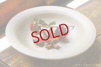 たま木工商店　白うるしリム皿（デイゴの木）