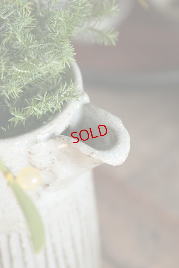 画像4: 寺村光輔　長石釉　鎬ピッチャー