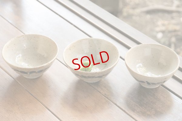 画像5: 寺村光輔　並白釉　呉須鉄絵　飯碗（薪）