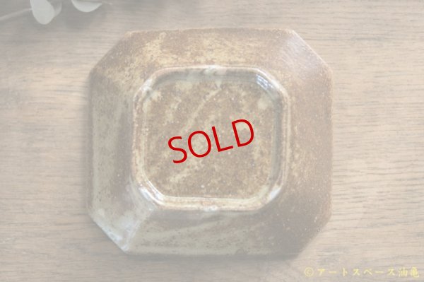 画像8: 寺村光輔　ぶどう灰釉　マスカットオブアレキサンドリア　呉須鉄絵　隅切角鉢（薪）