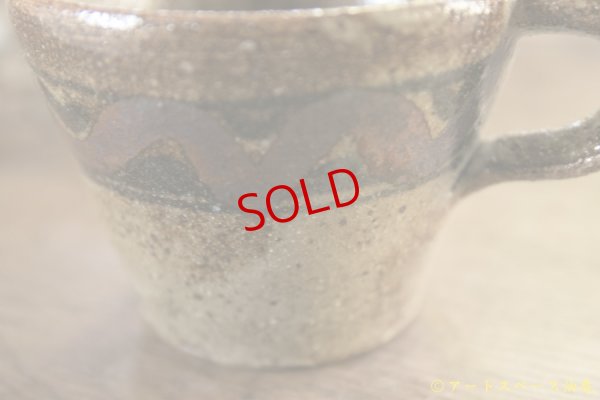 画像7: 寺村光輔　ぶどう灰釉　マスカットオブアレキサンドリア　呉須鉄絵　コーヒーカップ（薪）