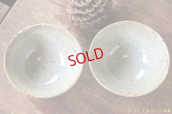 画像4: 寺村光輔　並白釉　絵付　飯碗（薪）