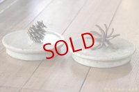 寺村光輔　並白釉　台皿　大（薪） / 特大（薪）