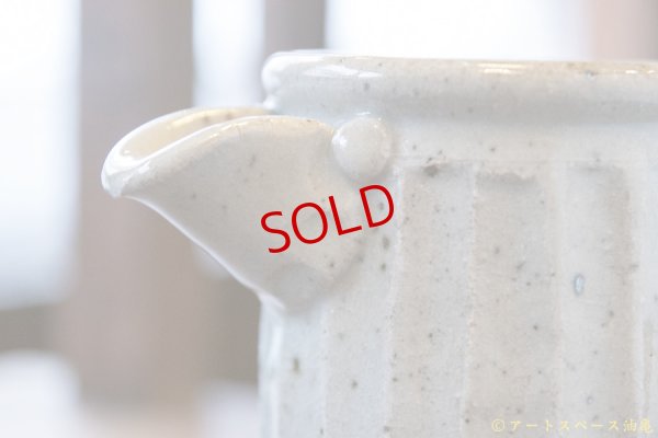 画像7: 寺村光輔　泥並釉　鎬ピッチャーM（薪）