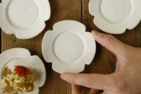 塚本友太　花豆皿　銀　【アソート作品】