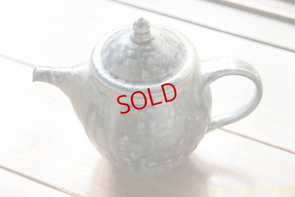 画像2: 八木橋昇　呉須イラボ　丸ポット　