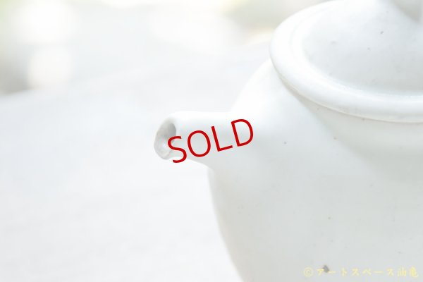 画像4: 八木橋昇　粉引きマット　丸ポット　