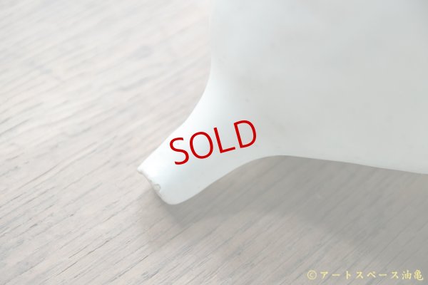 画像13: 八木橋昇　粉引きマット　丸ポット　