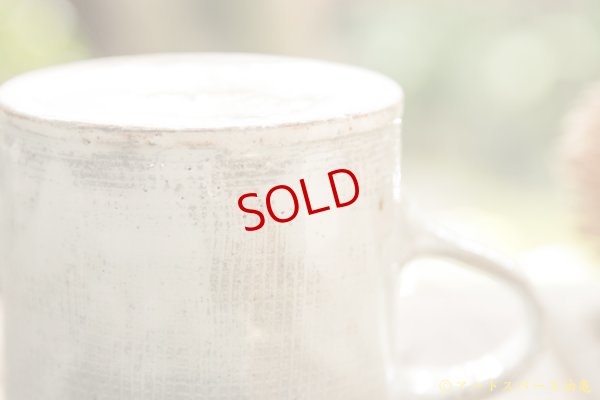 画像8: 八木橋昇　古粉引三島　筒マグ