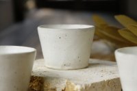 八木橋昇　粉引きマット　フリーカップ【アソート作品】