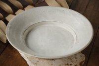 八木橋昇　粉引きマット　7.5寸巾広リム皿【アソート作品】