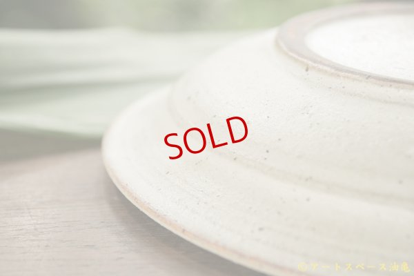 画像8: 山本泰三　野粉引８寸深皿　【アソート作品】