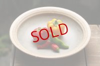 山本泰三　枯淡青石晶　8寸浅皿