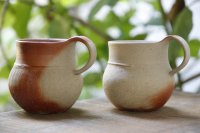 山村富貴子　備前　マグカップ