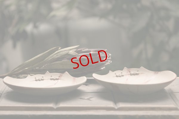 画像4: 山村富貴子 備前 なかよし猫皿 中