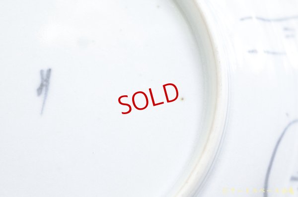 画像10: 柳川謙治　染付　芙蓉手七寸皿