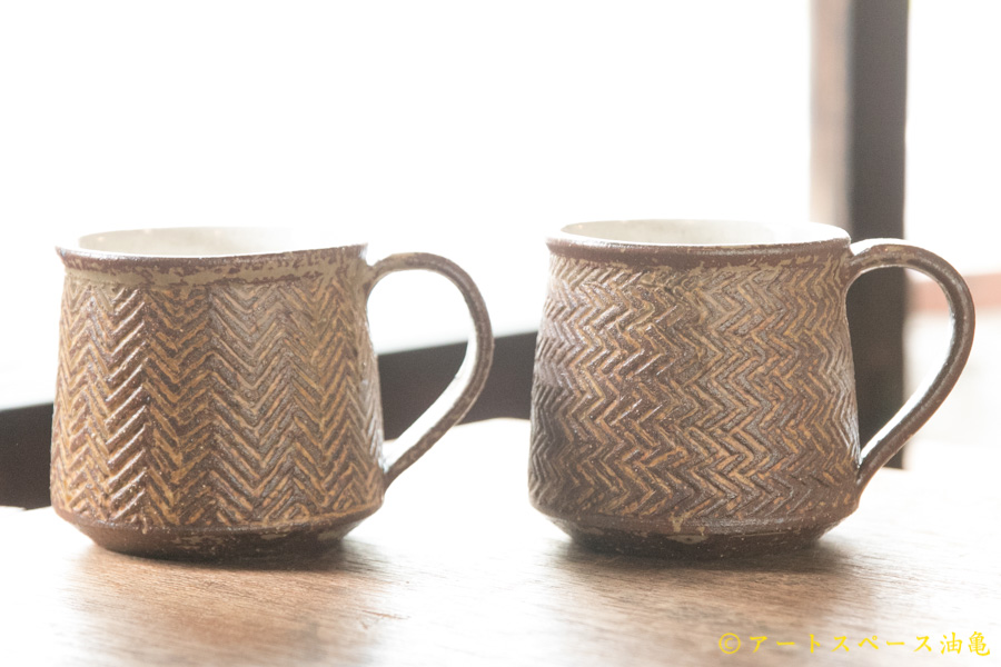 画像1: 江口香澄　アフリカ彫刻　マグカップ