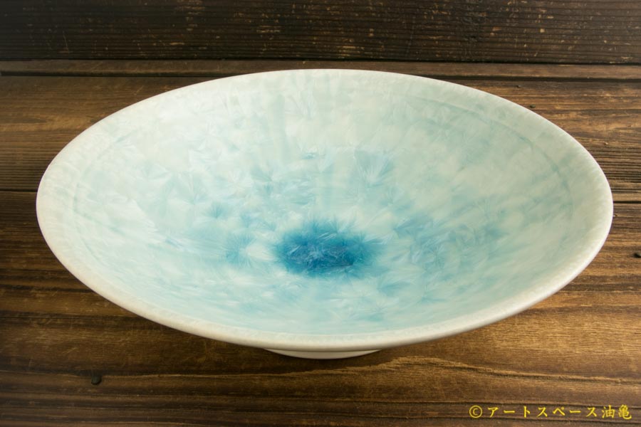 画像2: 間美恵「亜鉛華結晶丸鉢皿」