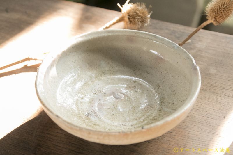 画像1: 加地学　化粧灰釉　鉢